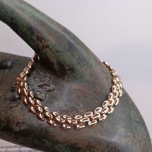 Revlon Elegant Gold Tone Chain Bracelet